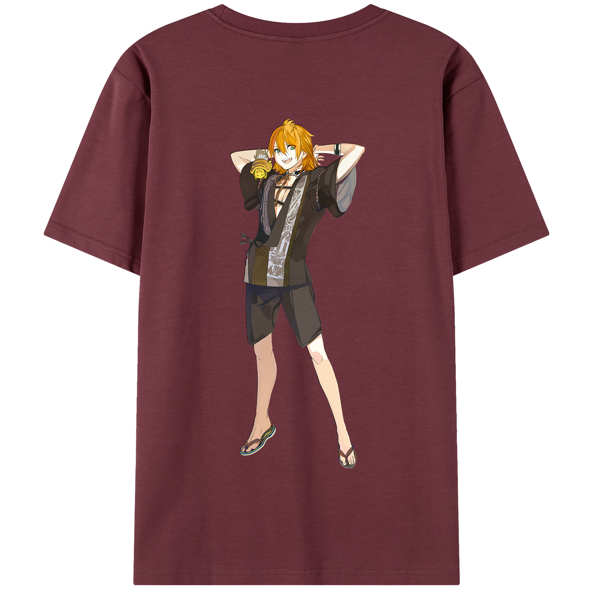 （画像用） 刀剣乱舞 Touken Ranbu 綿100％半袖Tシャツ（背面プリント）